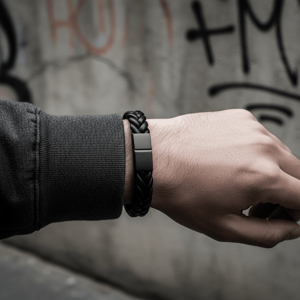 Corda Classic Bracelet worn on the wrist, urban lifestyle photo