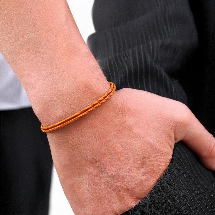 Minimalist String Bracelet – Adjustable Handmade Everyday Accessory