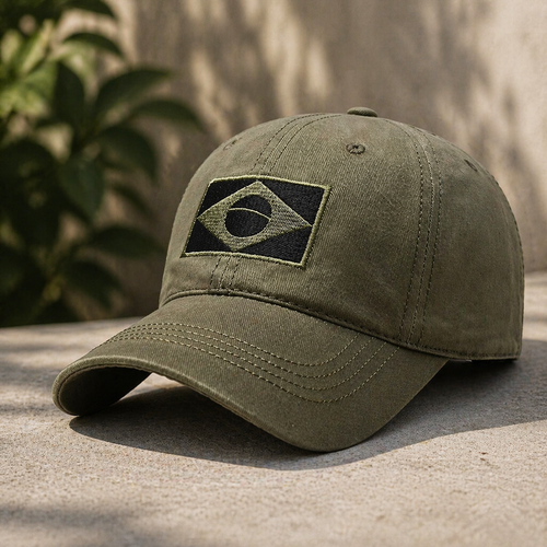Brasil Snapback – Men's Flag Embroidered Sport Cap