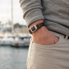 Cuzco Wide Leather Bracelet