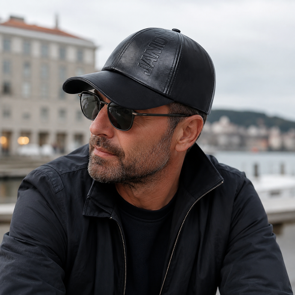 Brindisi Eco Leather – Men's Adjustable Baseball Cap