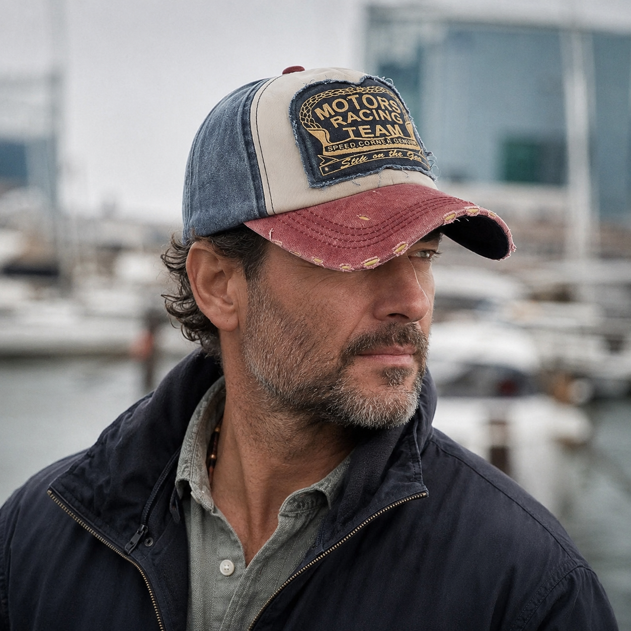 Monza Racing – Men's Vintage Washed Snapback Cap