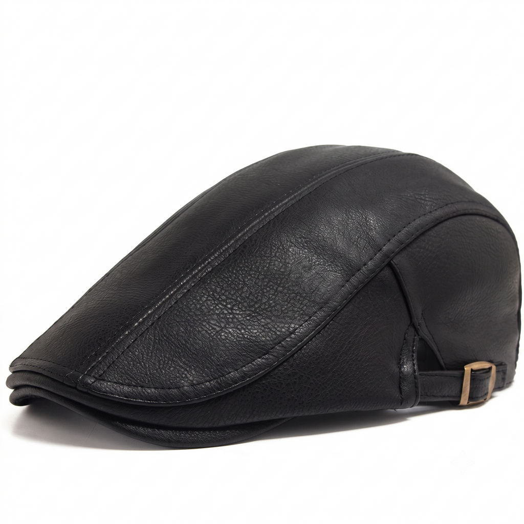 Potosí PU Leather Beret