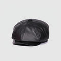 León Leather Newsboy — Peaked Cap