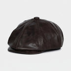 Granada Leather Newsboy — Distressed