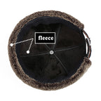 Copán Leather Fur Hat — Melon Cap