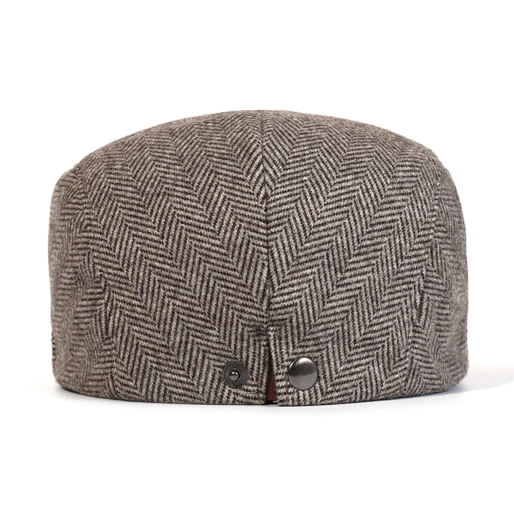 Chester herringbone cap for men