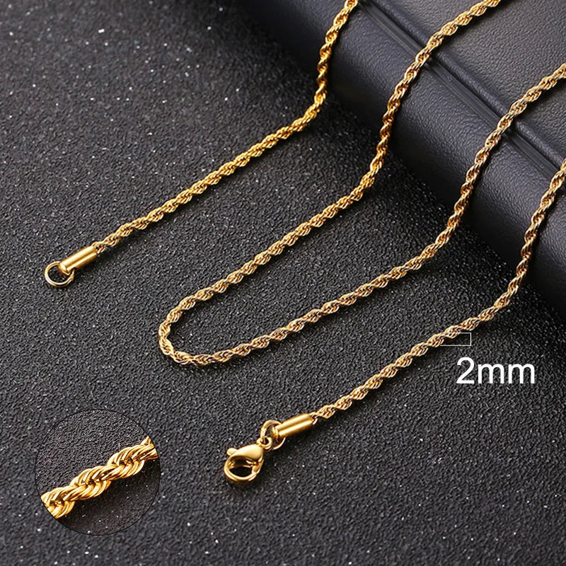 Neiva Cuban Chain Necklace – Stainless Steel