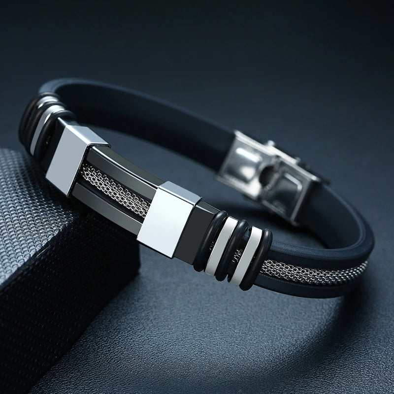 Tiwanaku Steel Bracelet