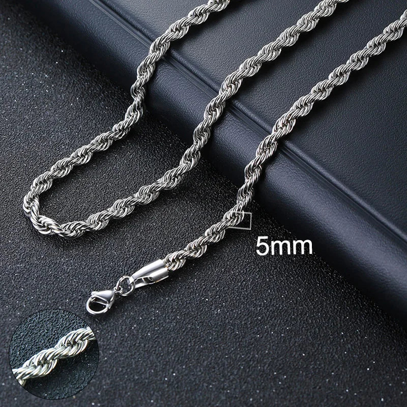 Neiva Cuban Chain Necklace – Stainless Steel