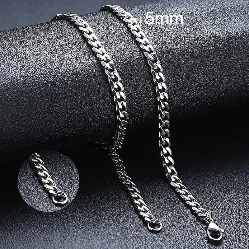 Neiva Cuban Chain Necklace – Stainless Steel