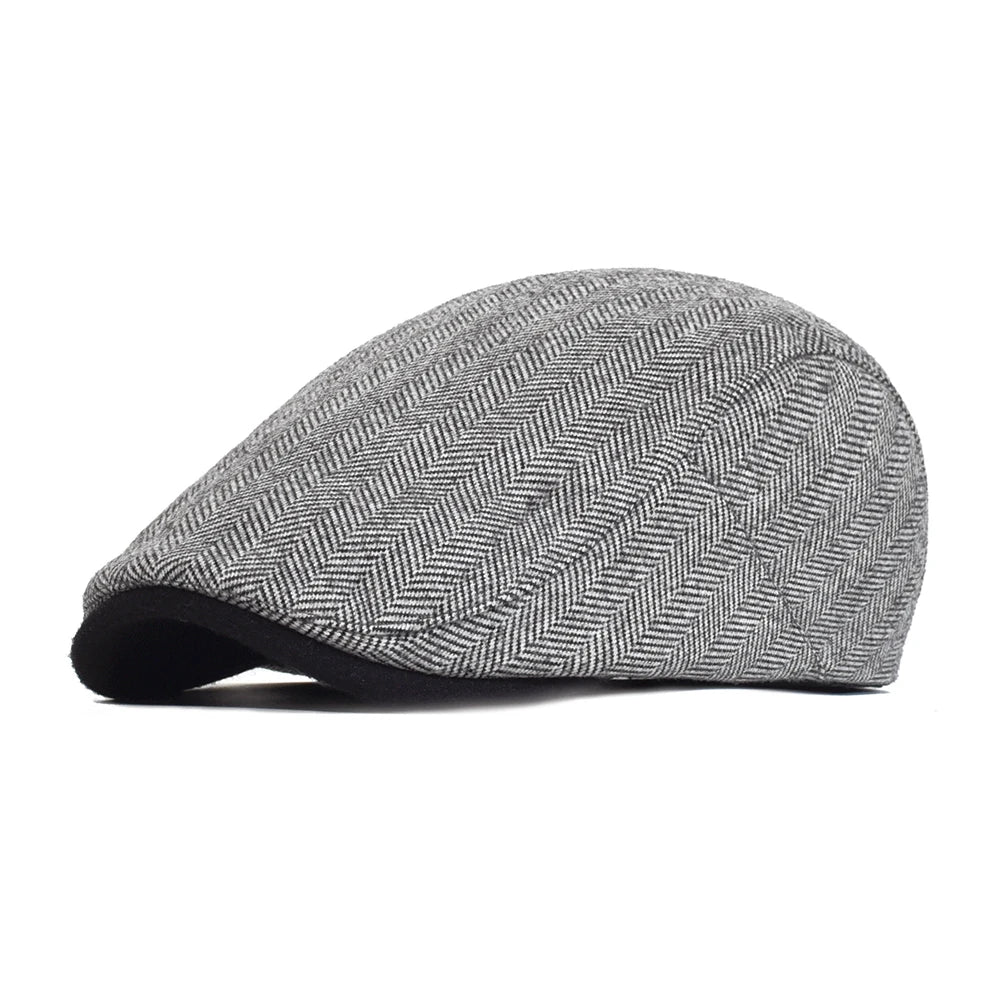 Chester herringbone cap for men