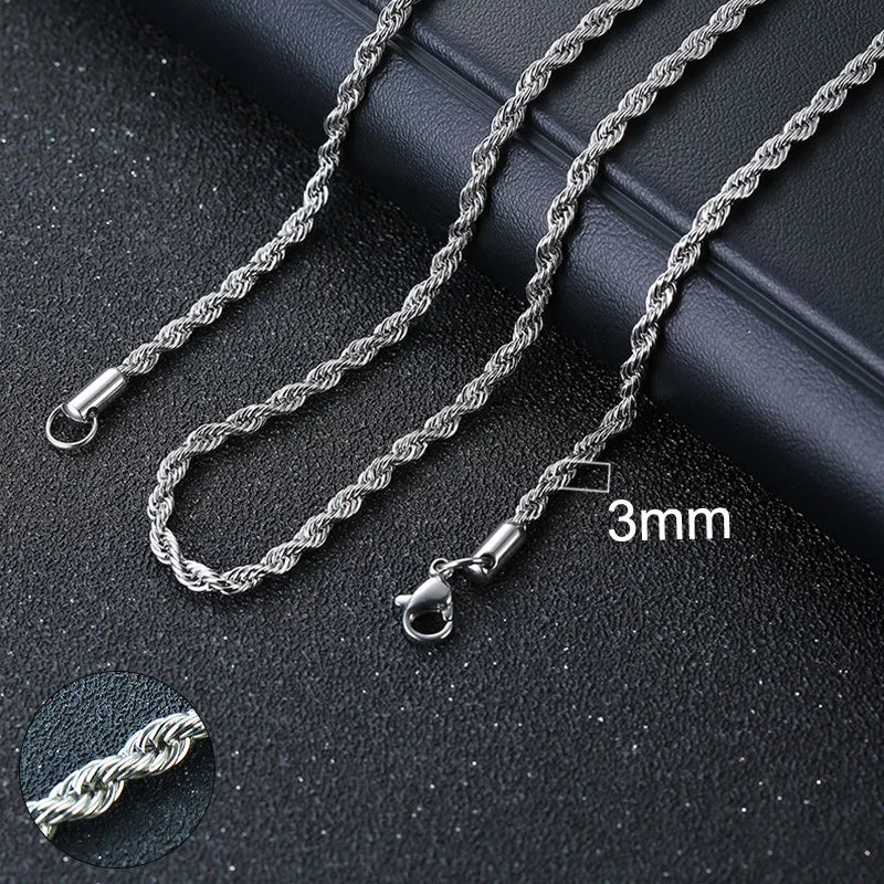 Neiva Cuban Chain Necklace – Stainless Steel