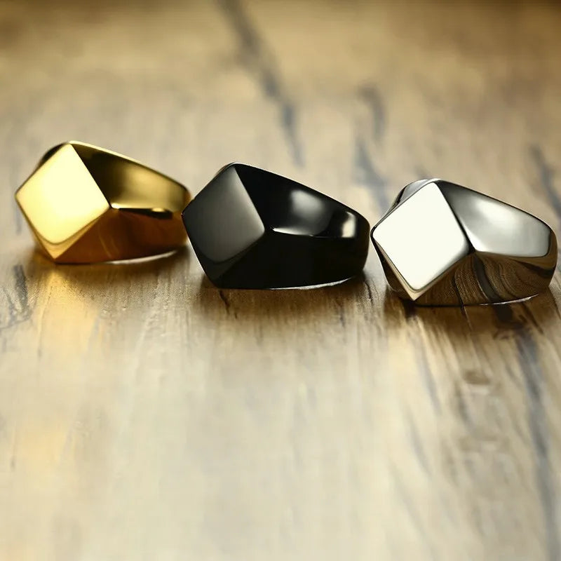 Varro Flat men's signet ring