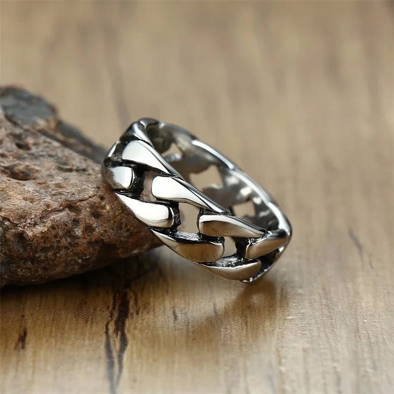 Rimini Chain – Men’s Stainless Steel Ring