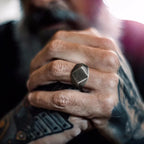 Varro Flat men's signet ring