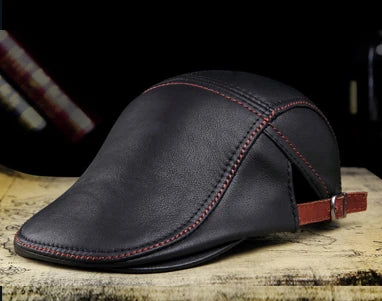 Chillán Leather Newsboy — Trucker Style