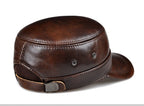 Valdivia Leather Snapback — Flat Cap