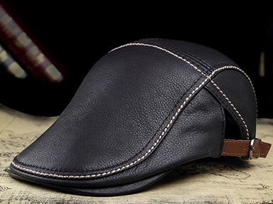 Chillán Leather Newsboy — Trucker Style