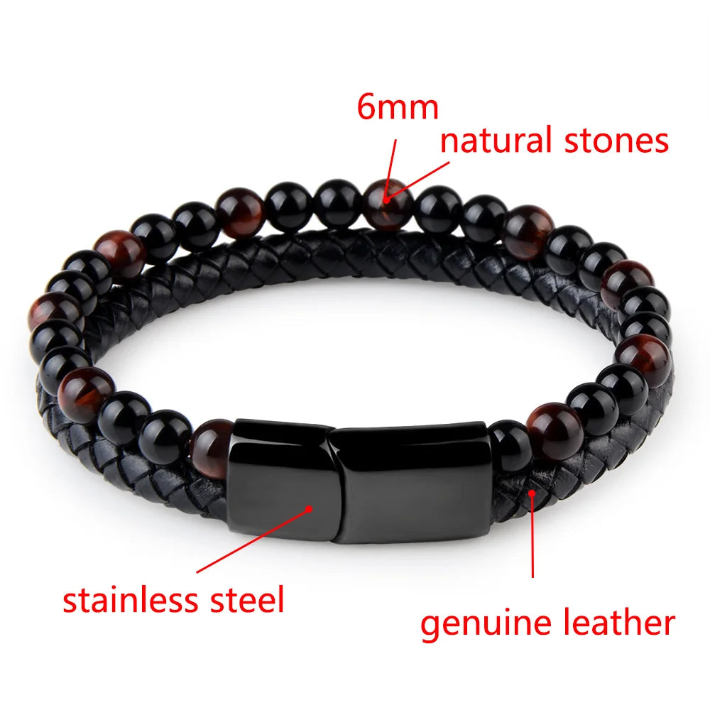 Raven Stone Bracelet