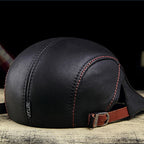 Chillán Leather Newsboy — Trucker Style