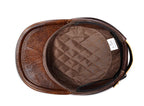 Valdivia Leather Snapback — Flat Cap