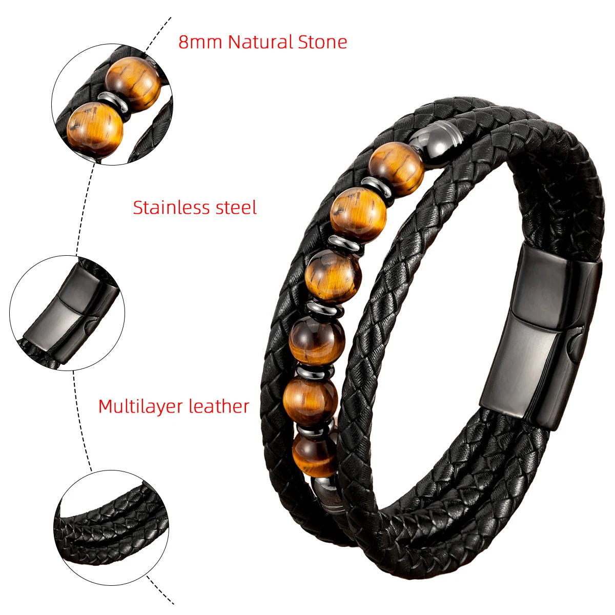 Asturica Leather Bracelet