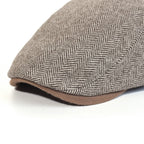 Chester herringbone cap for men