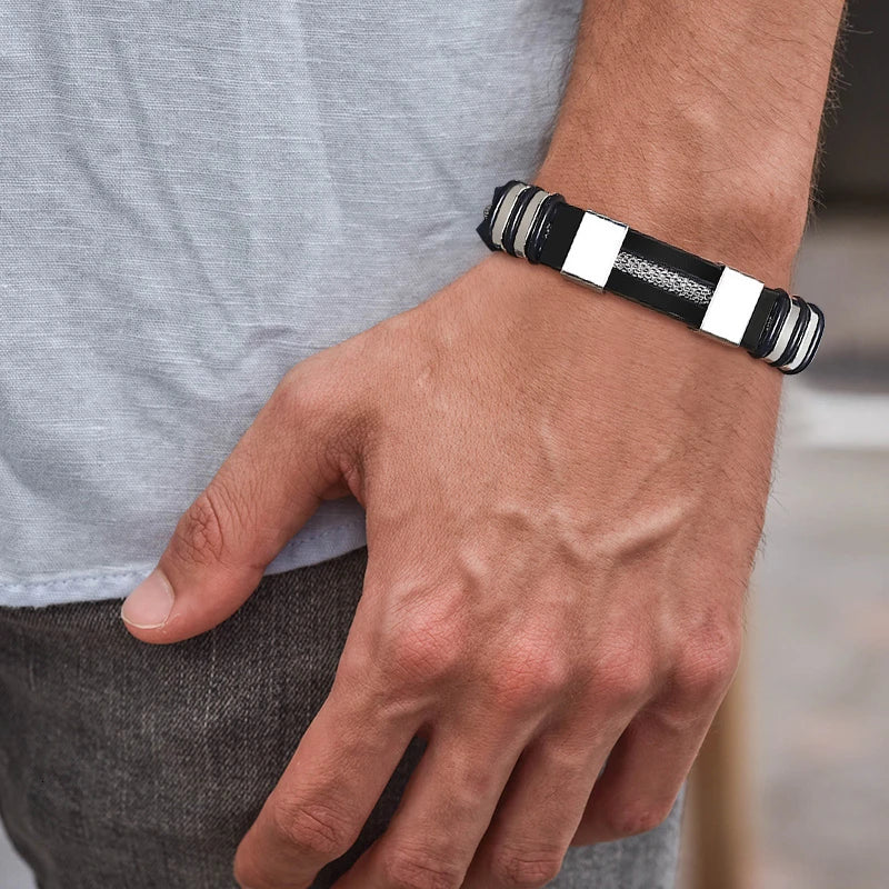 Tiwanaku Steel Bracelet