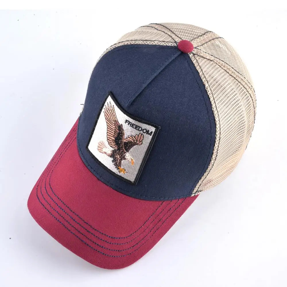 Animals Embroidery Baseball Caps