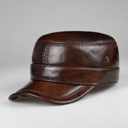 Valdivia Leather Snapback — Flat Cap