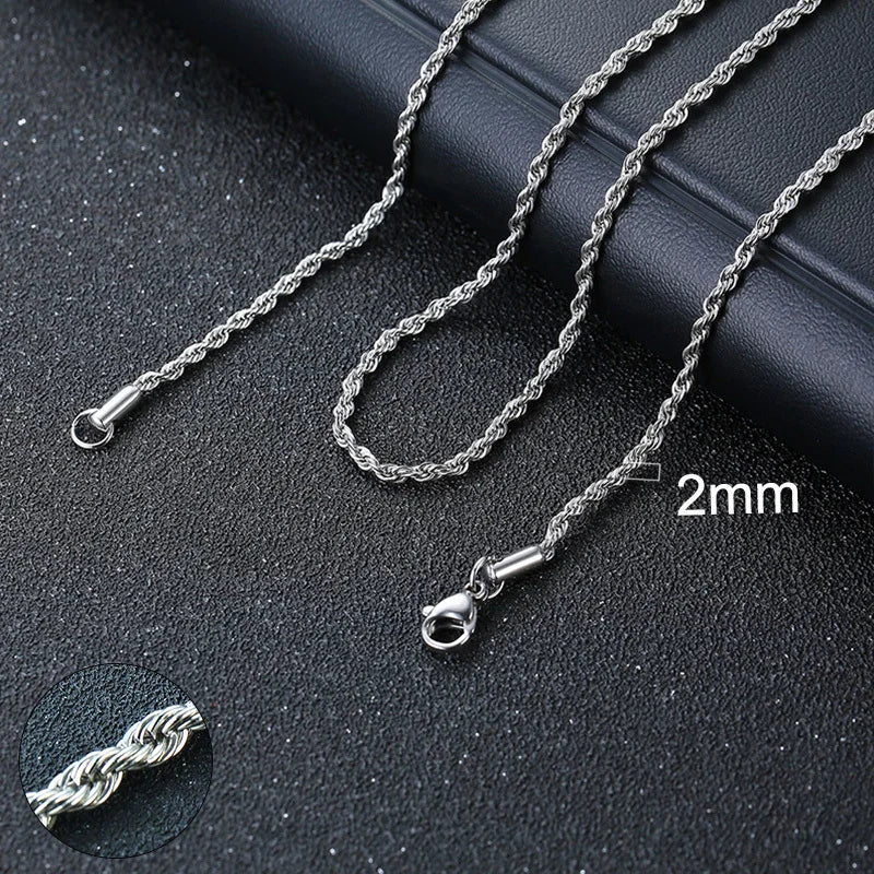 Neiva Cuban Chain Necklace – Stainless Steel