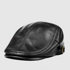 Concepción Leather Driving Cap — Duckbill