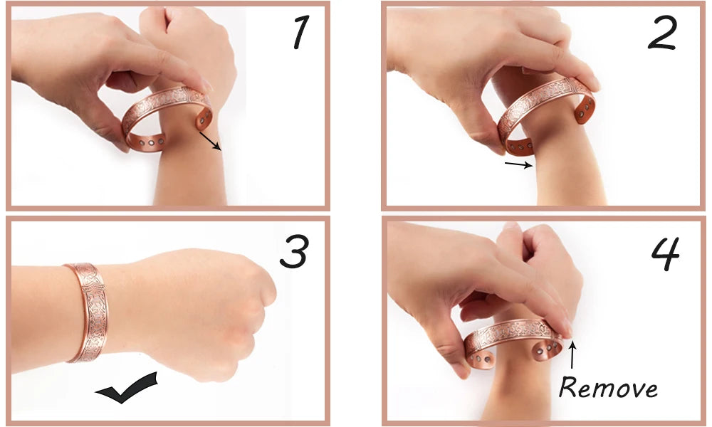 How to fit — Calama Copper Cuff adjustable opening