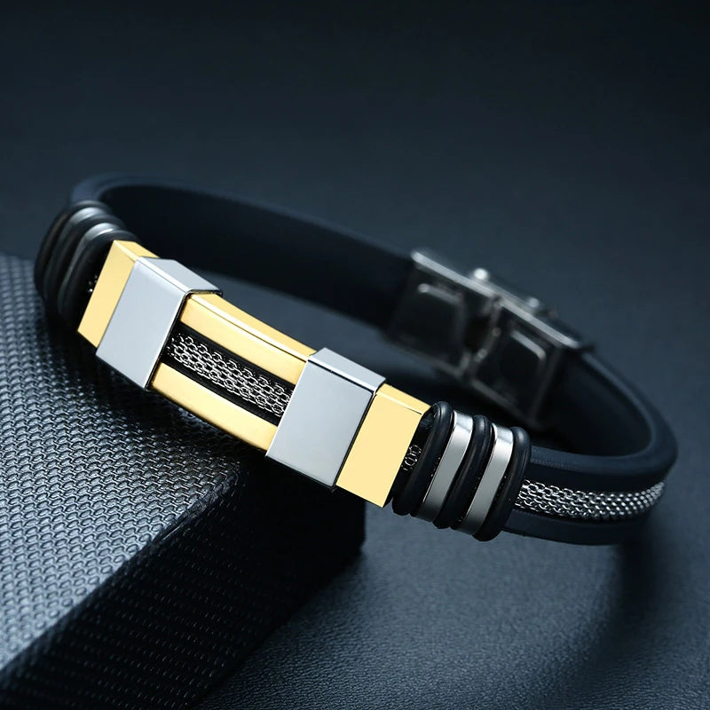 Tiwanaku Steel Bracelet