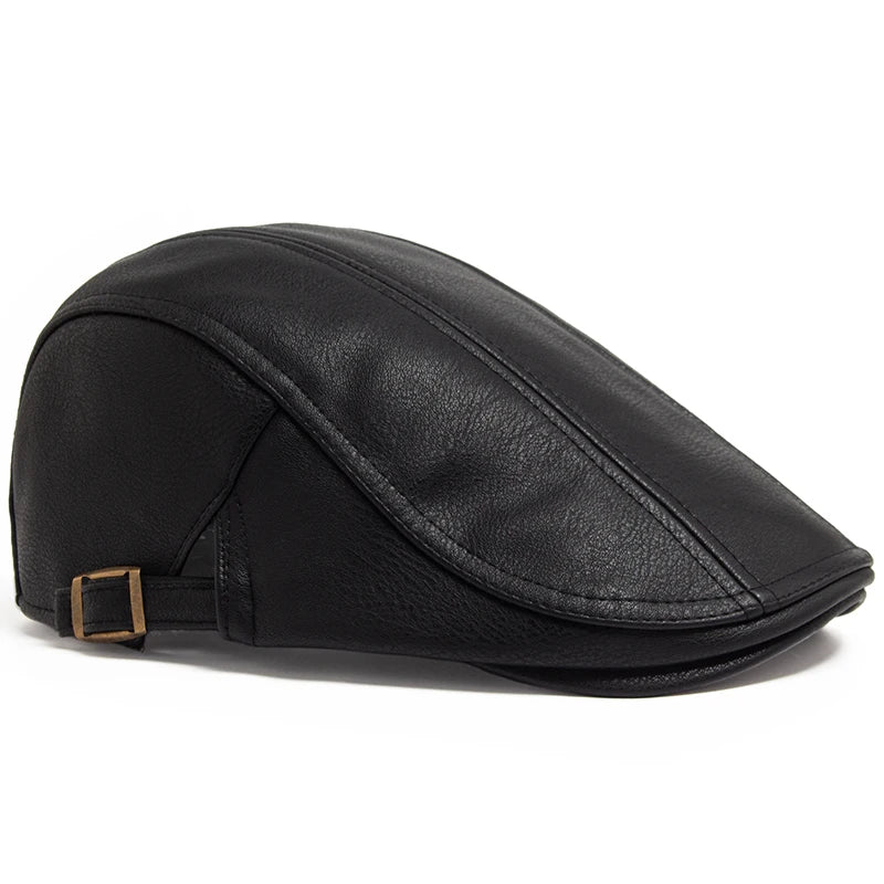 Potosí PU Leather Beret