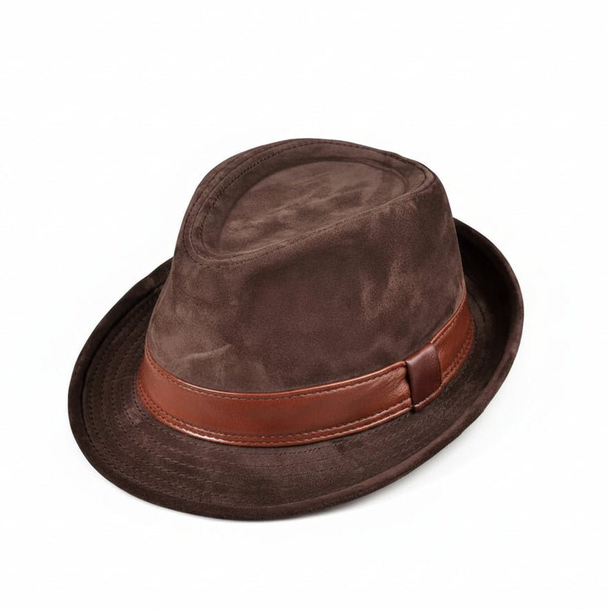 Mendoza Leather Stetson — Wide Brim