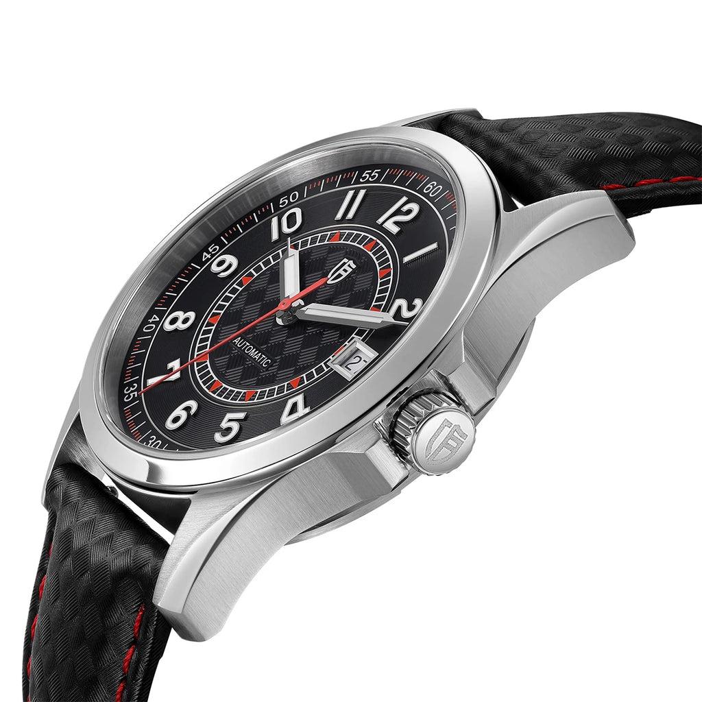 Hero — Valparaíso Black Dial Red Accent