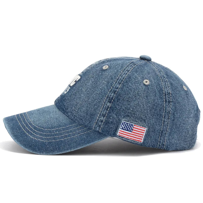Venezia denim men's adjustable baseball cap
