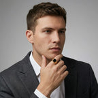 Nero Stone men's black stone ring