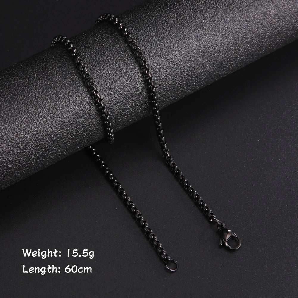 Onyx Chain Necklace