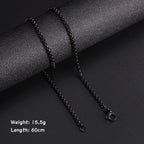 Onyx Chain Necklace
