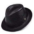 Popayán Leather Fedora — Sheepskin, Short Brim
