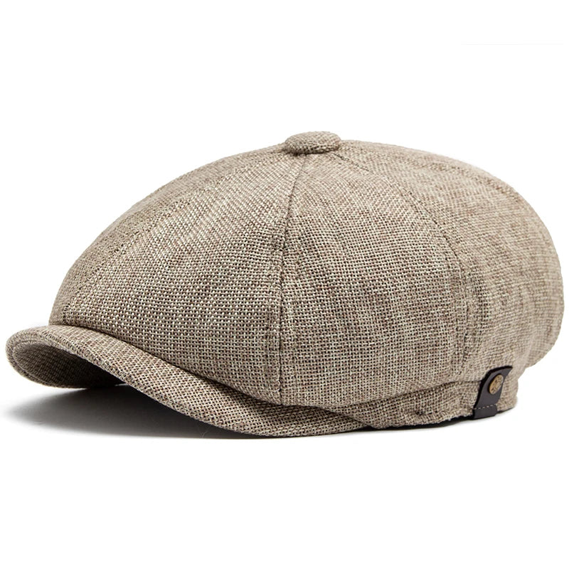 Brighton linen cap for men