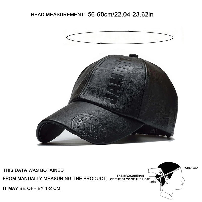 Brindisi Eco Leather – Men's Adjustable Baseball Cap