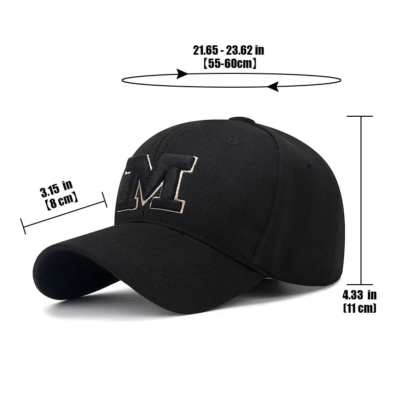 Modena Letter – Men's Adjustable Cotton Cap