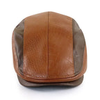 Ambato Faux Leather Flat Cap