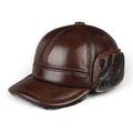 Durango Leather Bomber Hat — Ear Protection