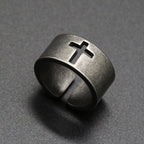 Lecce cross men's ring