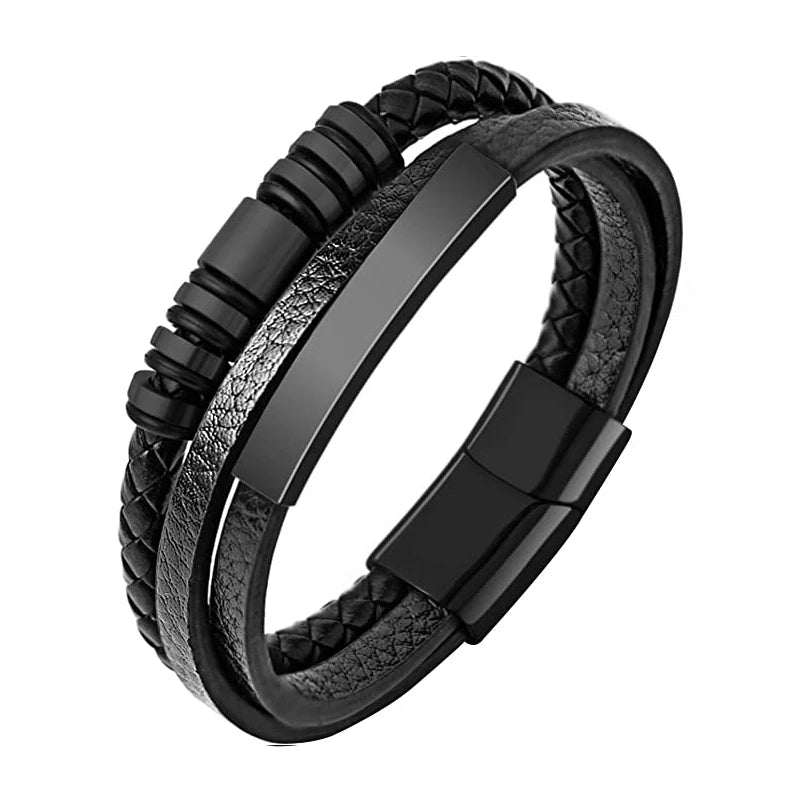 Valparaíso Leather Stack Bracelet